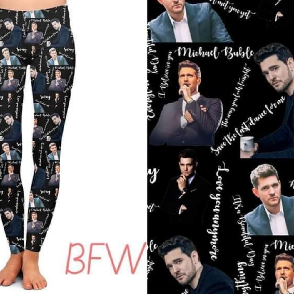 Michael Buble Leggings OS 2-12
